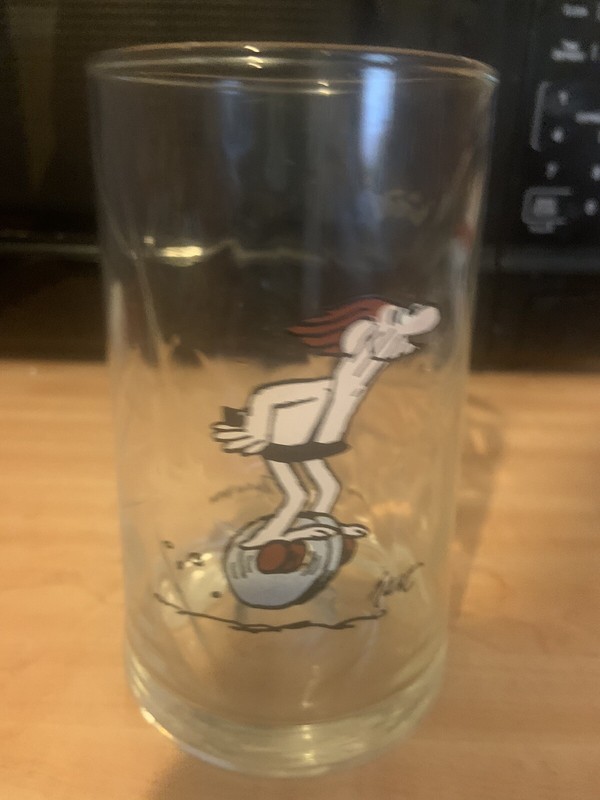 Vintage Arbys B.C. Ice Age Glass Collectors Series Glass 1981 