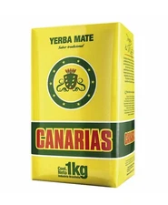 Canarias Yerba Mate 1 KG  (con Palo) 2.1 lb Yellow