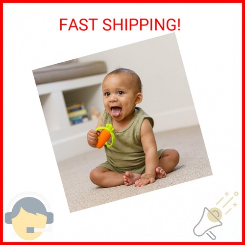 Infantino Lil' Nibbles Textured Silicone Baby Teether - Sensory Exploration and - Picture 2 of 2