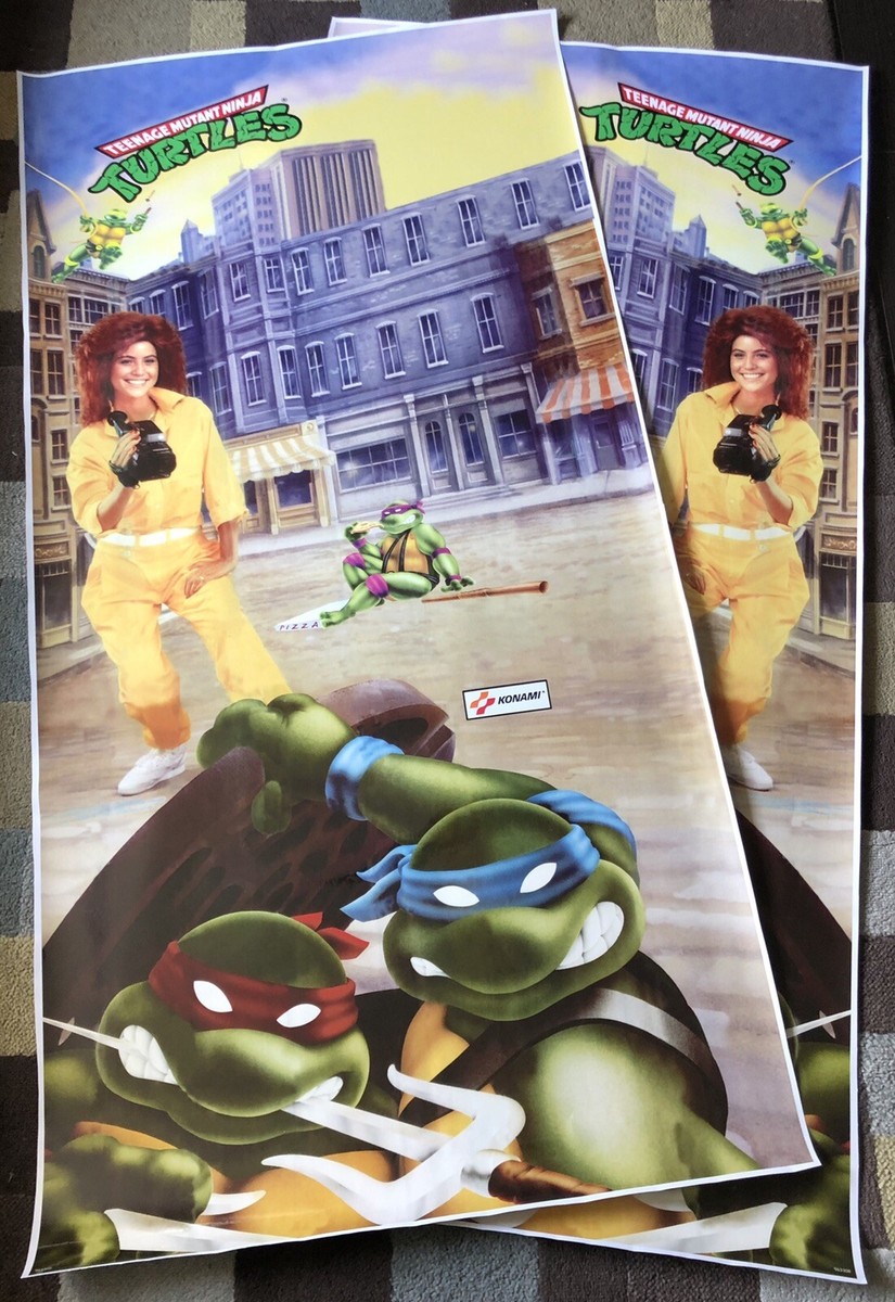 Teenage Mutant Ninja Turtles Arcade Side Art Artwork Overlay TMNT