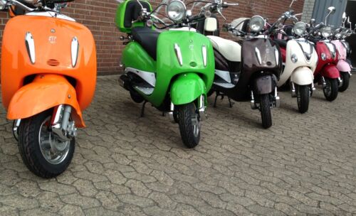 Roller Vergaser 50 ccm Euro 4 Easy Cruiser 4Takt Retro Roller Znen Firenze Nova - Bild 5 von 5