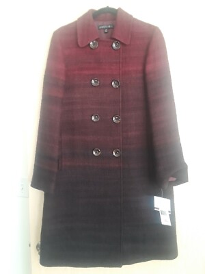 New Lafayette 148 New York Ombre Coat Size Medium NWT
