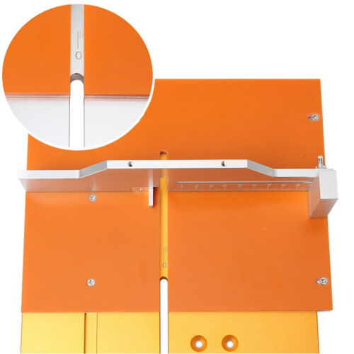 Mini Router Tavolo Inserto Piastra Utensili Lavorazione Legno Banco da Lavoro Seghetto Circolare Flip Cover - Foto 4 di 15