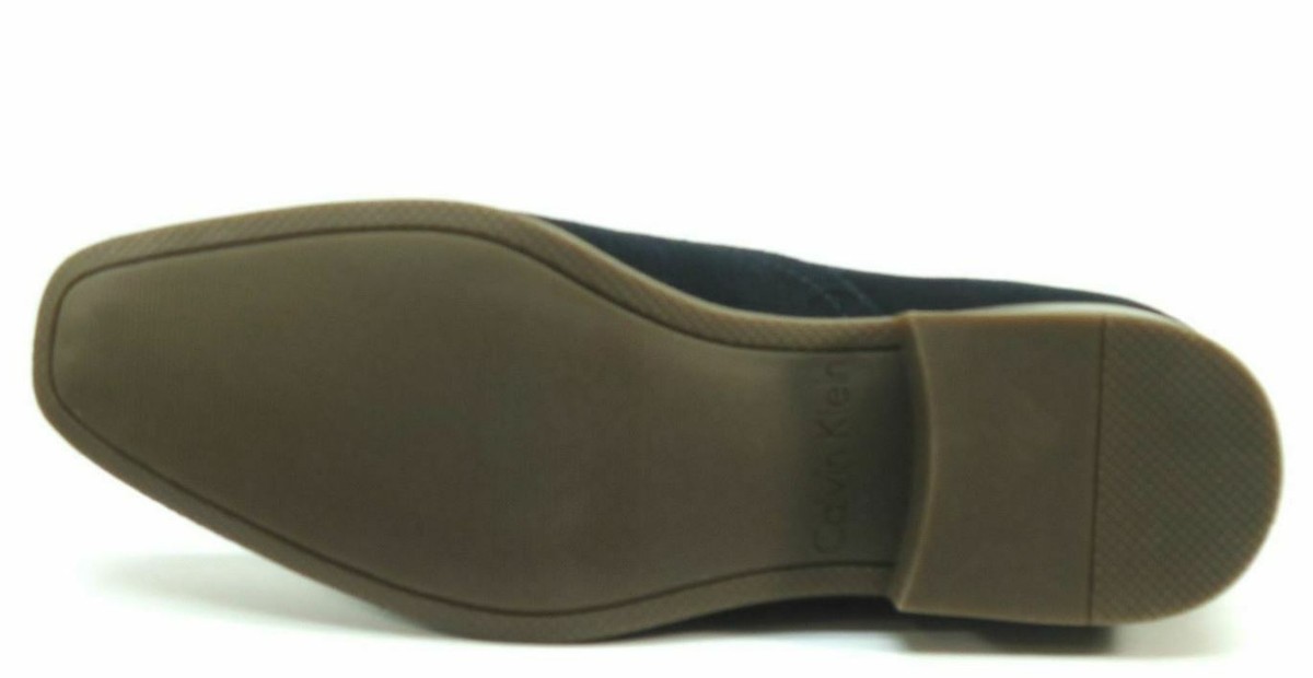 Calvin Klein Men\'s Channing Perforated Suede Slip-On Loafer Dark Brown S… Calvin Klein Follman Loafers, Dark Brown | Loafers | Men main image 2