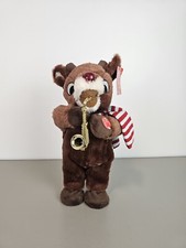 Dan Dee Animated Musical Rudolph Red Nosed Reindeer Dancing Playing Sax WORKS