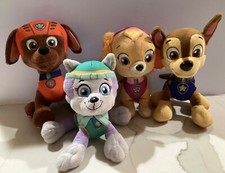 Nickelodeon PAW PATROL Plush Lot Of 4 Medium Size 8  - 9  