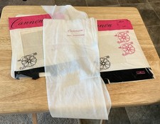 Vintage 2 Pairs Nylon White Stockings CANNON Full Fashioned 9 Short NEW