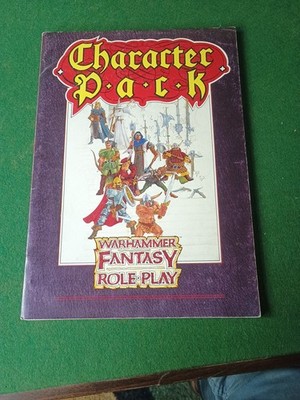 Games Workshop 1987, Charakterpaket, Warhammer Fantasy Rollenspiel,