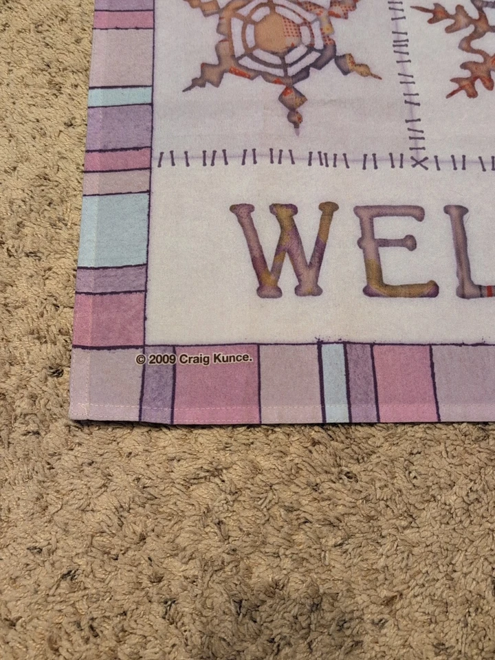 Bandera de jardín grande de 2x3 pies para donación de biblioteca, 2 cachorros estudio bienvenida muñeco de nieve Foto 2 de 4