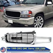 For 1999-2006 Gmc Yukon Xl Sierra 1500 2500 Front Grille Assembly Wchrome Shell For 1999-2006 Gmc Yukon Xl Sierra 1500 2500 Front Grille Assembly Wchrome Shell
