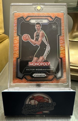2023 Victor Wembanyama Prizm Monopoly DEAL HANDSHAKE SSP ROOKIE CHECK PHOTOS!