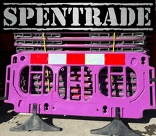 ROAD TRAFFIC MANAGEMENT CHAPTER 8 PEDESTRIAN PLASTIC SAFETY BARRIERS £19.50+ VAT