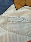 VINTAGE LITTLE FARMER BOY APPLIQUED Aztec print, 87x105" 12-10-88 HAND QUILT EUC — photo 9