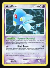 Azelf 4/123 Mysterious Treasures Holo Rare Pokemon Card