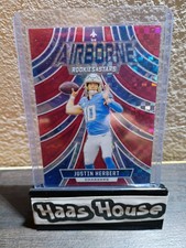 2024 Panini Rookies & Stars - Airborne Justin Herbert #A-JHT Red Plaid