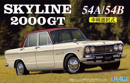 FUJIMI ID-78 1/24 Scale Nissan Skyline 2000GT S54A/S54B Plastic Model Kit