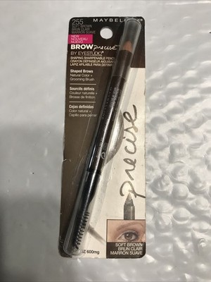 MAYBELLINE Brow Precise Shaping Sharpenable Pencil 255 SOFT BROWN sealed