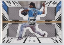 2019 Panini Elite Extra Edition Triple Silhouettes Black /399 Sixto Sanchez m4h