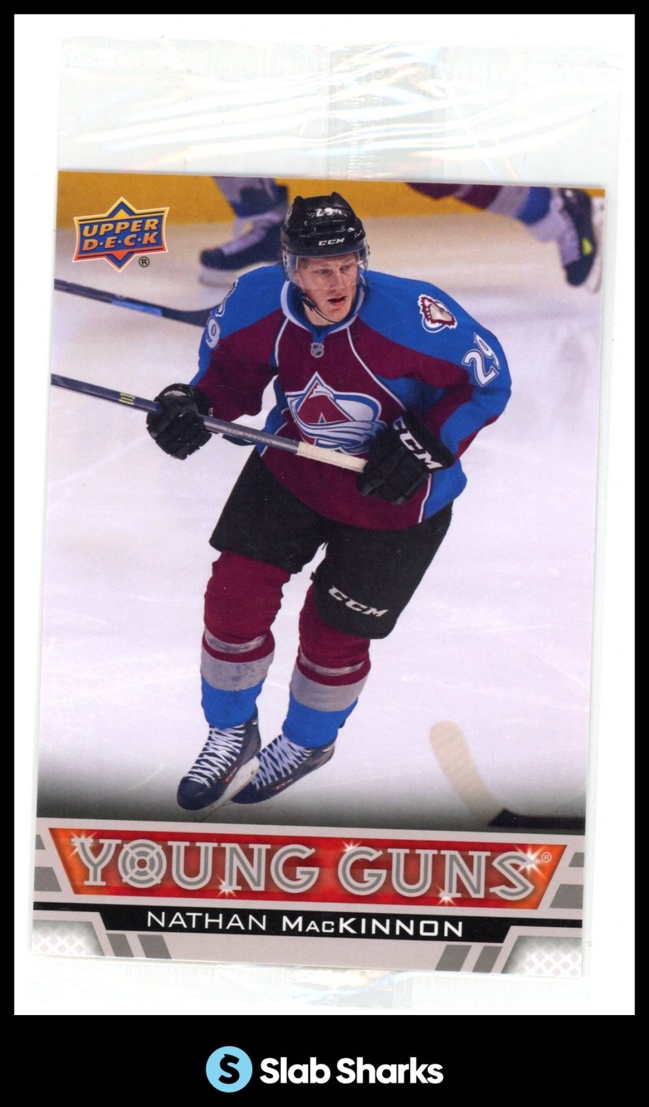 2013 UPPER DECK #238 NATHAN MACKINNON YOUNG GUNS JUMBO RC ROOKIE
