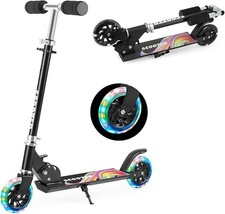 TENBOOM Scooter for Kids Ages 4-7, 2 Wheels Light Up Gift Scooters Girls Boys