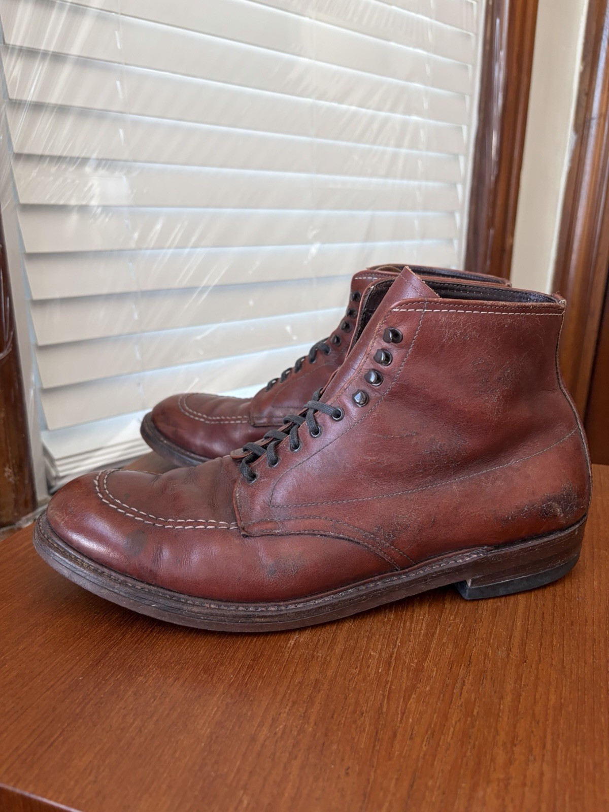 Alden 405 Brown Workboot Calf Indy Boot