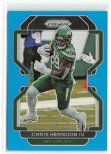 Chris Herndon IV 2021 Panini Prizm Blue New York Jets #87