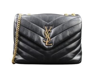 Yves Saint Laurent Loulou Bag Small Black gold