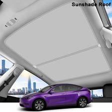 For 2025 Tesla Model Y juniper Glass Roof Sunshade UV Reflection Heat Blocking