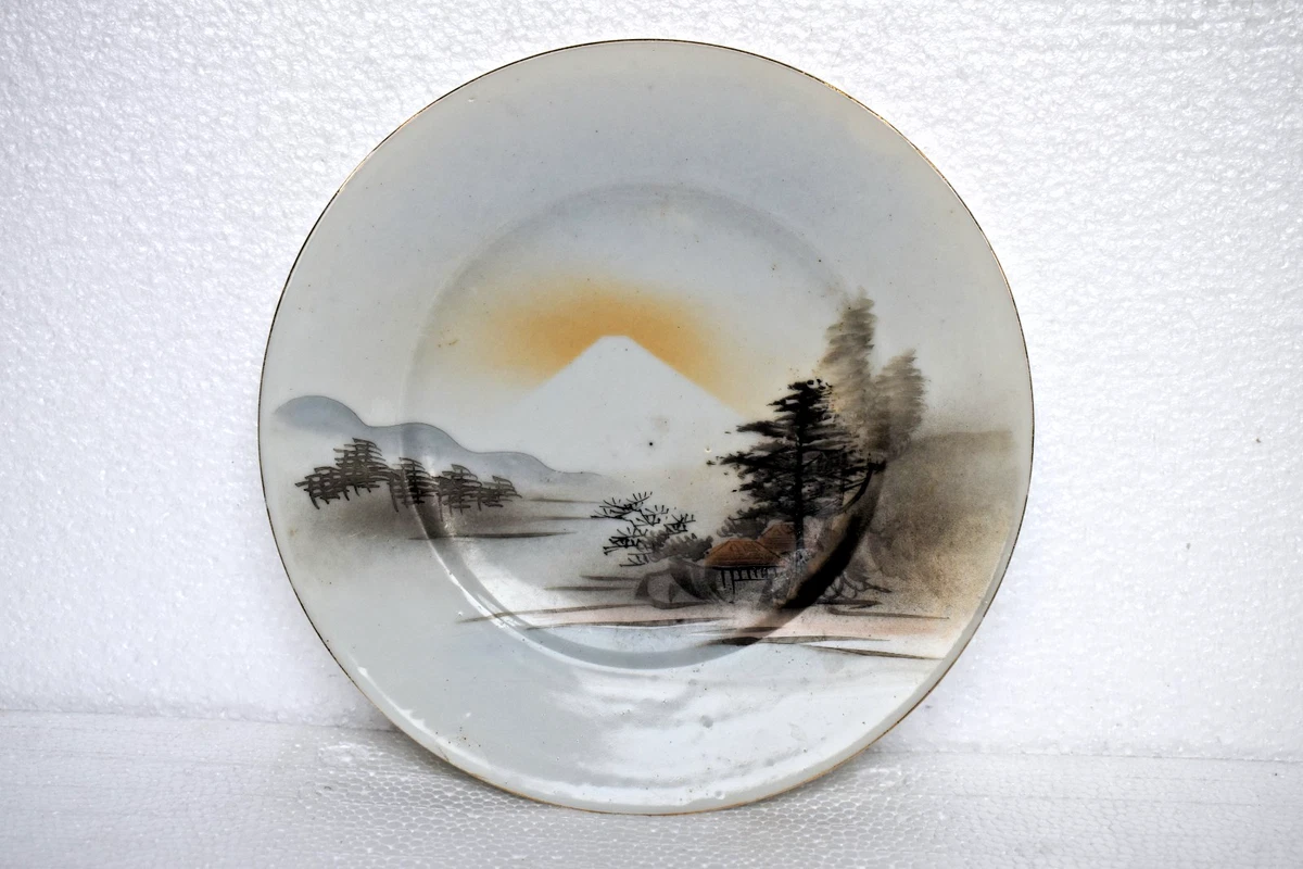 Multi-Color Vintage Original 1900-1940 Antique Japanese Plates for