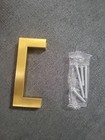 Goldenwarm Brushed Brass Drawer Pulls Kitchen Cabinet Door Handle  LSJ12GD76 New — photo 3