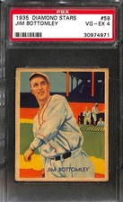 1935 Diamond Stars #59 Jim Bottomley PSA 4 VG-EX 30974971 
