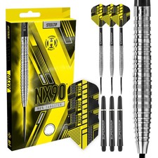 Harrows NX90, 90 Tungsten Steel Tip Darts Set, High-Grade Shafts