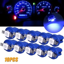 10Pcs B8.5D 5050 LED Dashboard Bulbs 12V DC Instrument Panel Lights