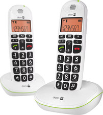 Doro PhoneEasy 110 Duo COPPIA CORDLESS TASTI GRANDI PER ANZIANI