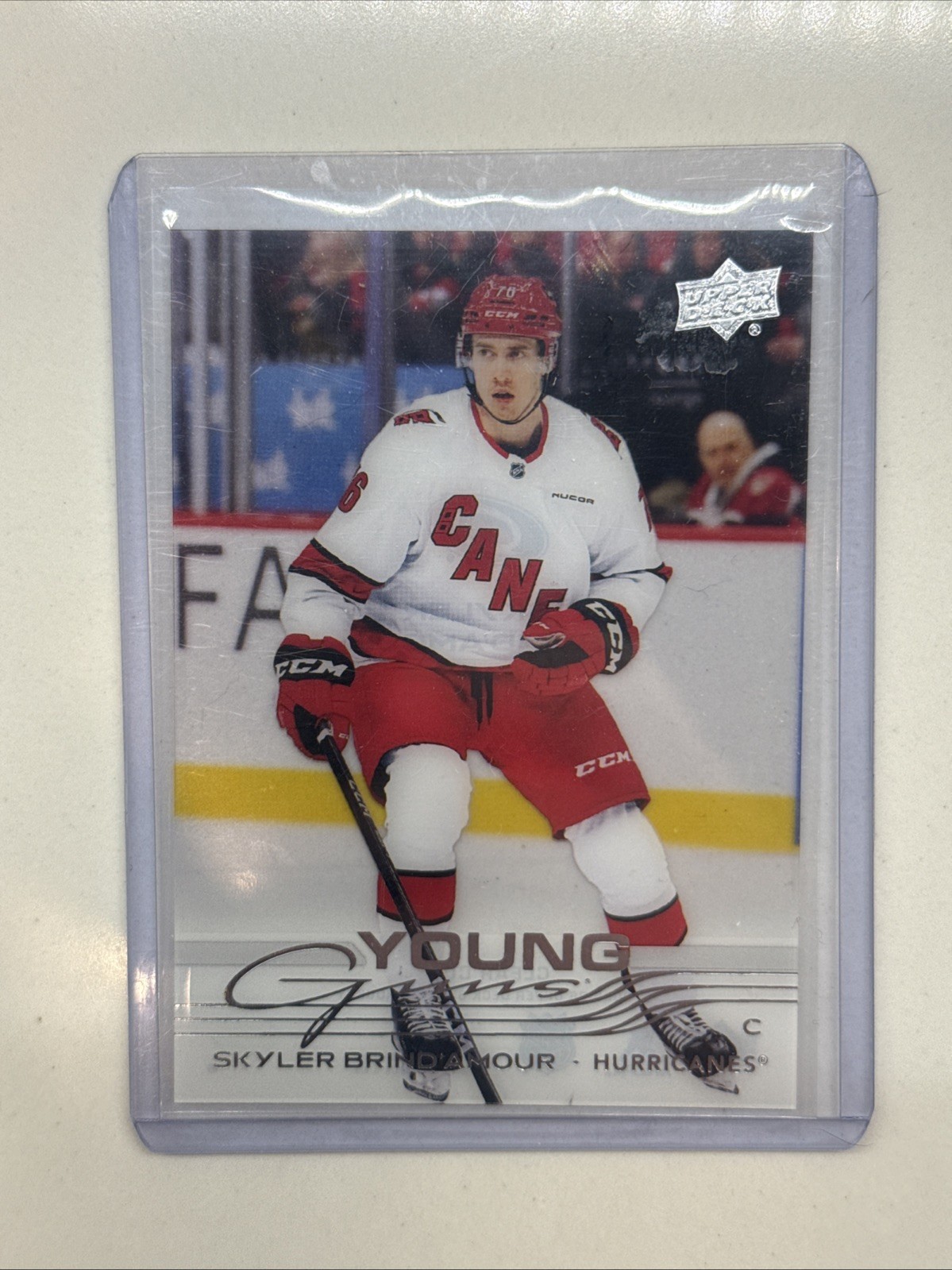 Skyler Brind'Amour 2025-26 Upper Deck Young Guns Clear Cut SP RC Card #247