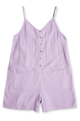 Roxy If I Was a Bay Sommer lila Mädchen Jumpsuit mit Hosenträgern 176