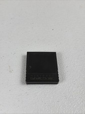 Official Nintendo GameCube Black Memory Card  DOL-014 Genuine OEM Tested