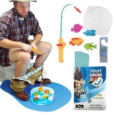 Potty Fisher Toilet Fishing Game - Fairly Odd Novelties - Funny Novelty Gag J...
