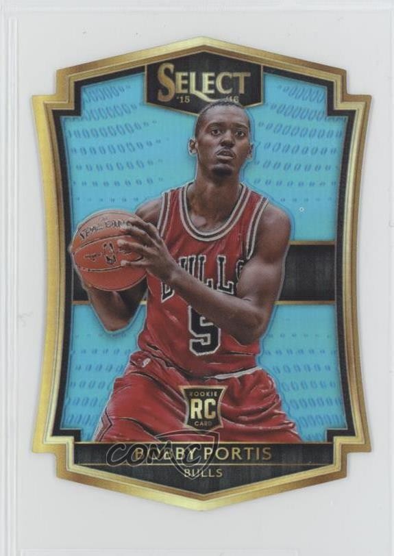 2015 Select Premier Level Die-Cut Blue Prizm 123/199 Bobby Portis Rookie RC 7rf
