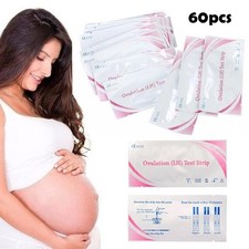 60pcs LH Preparation Pregnancy Ovulation Test Strips Predictor Kit. ,. M1H1