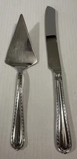 Hampton Silversmith Nobility Cake Knife And Pie Serving Set