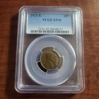1921 S 1C Lincoln Cent, PCGS XF40