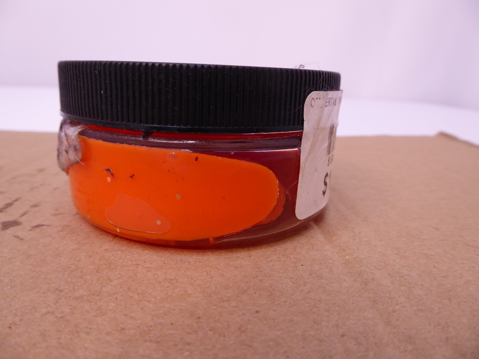 New Capt. Bruce's Otter Tails Orange Straight Long Fishing 8 Baits 5 1/8" & 3/4"