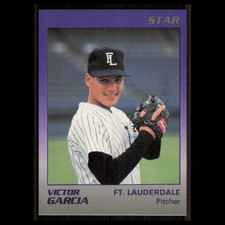 Victor Garcia #5 1989 Star Fort Lauderdale Yankees Baseball Card MLB NM
