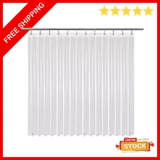Clear Shower Curtain Liner 5g Heavy Duty PEVA Waterproof with 72''x72 NewBrandUS