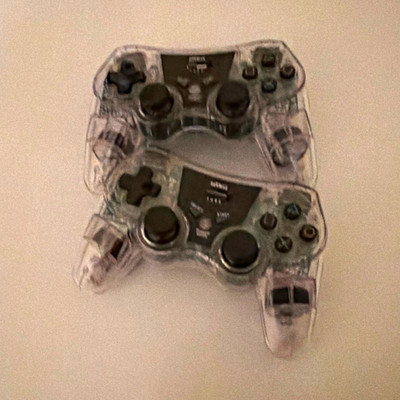Nyko Clear Transparent Wireless Ergonomic Controller for Sony PlayStation 2 PS2