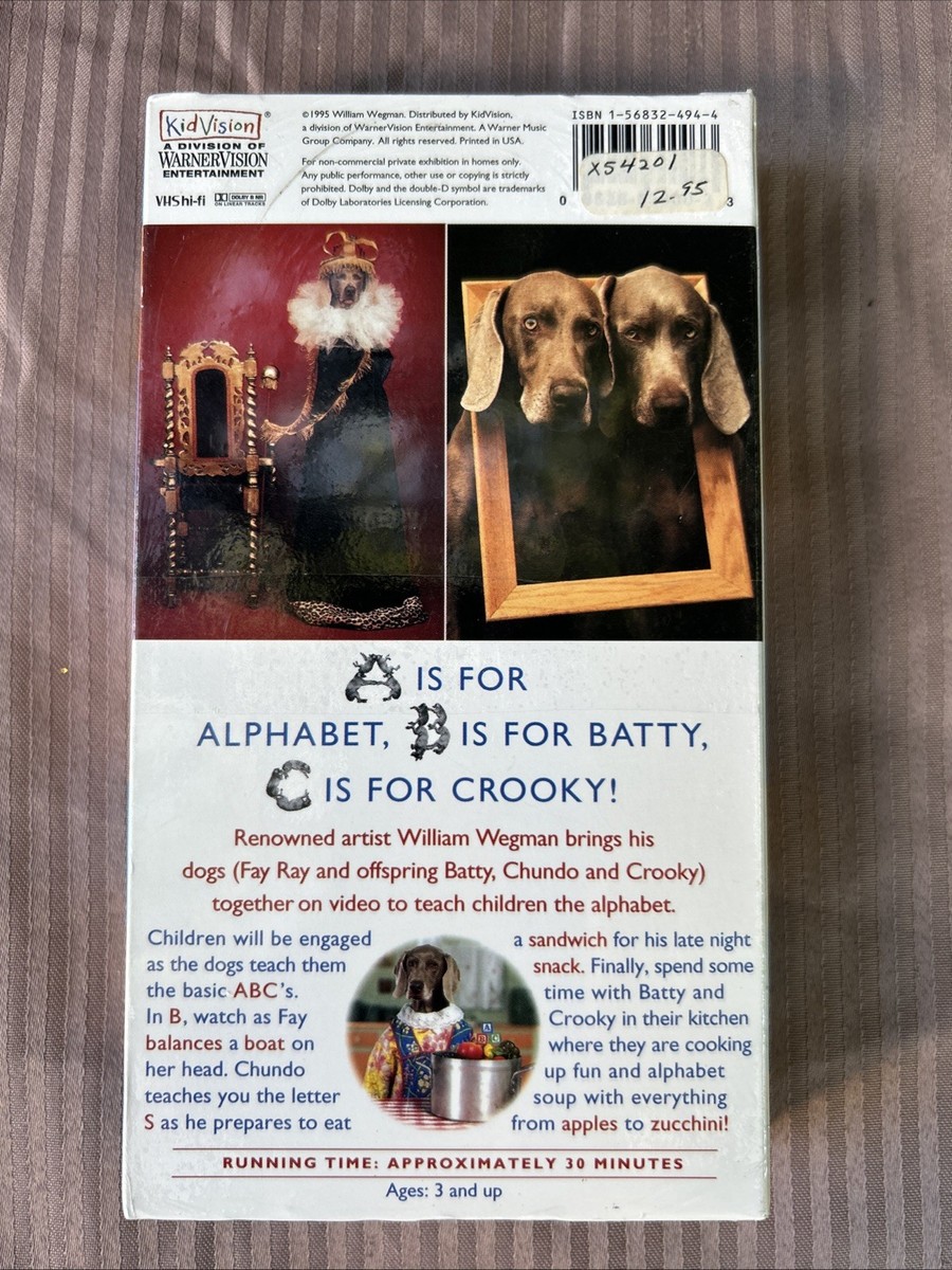 その他 William Wegman&#39;s Alphabet Soup [DVD] William Wegmans Alphabet Soup (DVD, 2006) for sale online | eBay