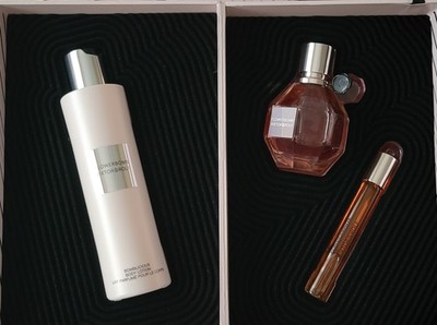 FLOWERBOMB NECTAR BY VIKTOR & ROLF, 1.7 oz  INTENSE SPRAY BODY LOTION MINI SET $