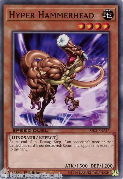 SS03-ENA13 Hyper Hammerhead 1st Edition Mint YuGiOh Card
