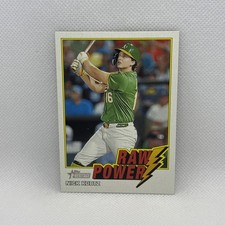 2026 Topps Heritage Raw Power Insert Non Auto Nick Kurtz #RP-NK Athletics